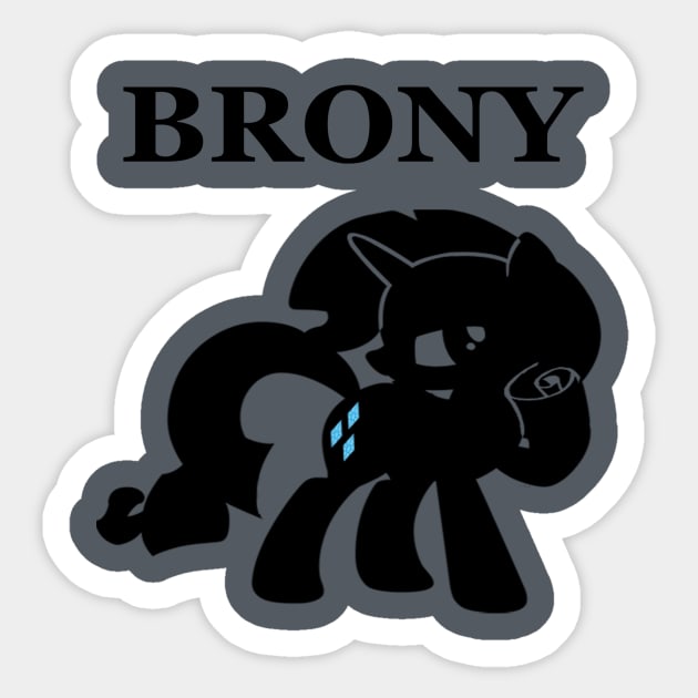 Rarity Brony Sticker by MenaceRat